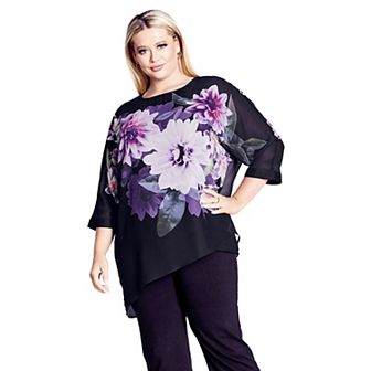 Avenue Women's Plus Size Violetta Top