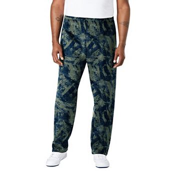 KingSize Men's Big & Tall Fleece Open-Bottom Sweatpants