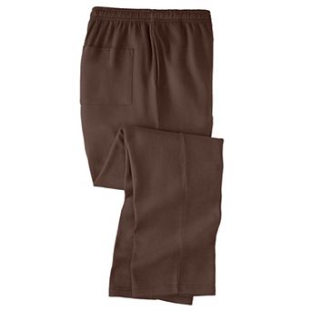 KingSize Men's Big & Tall Fleece Open-Bottom Sweatpants