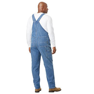 Boulder Creek by KingSize Men's Big & Tall Denim Overalls