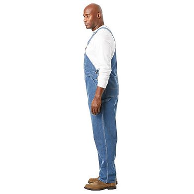 Boulder Creek by KingSize Men's Big & Tall Denim Overalls