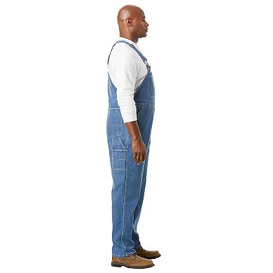 Boulder Creek by KingSize Men's Big & Tall Denim Overalls