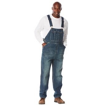 Boulder Creek by KingSize Men's Big & Tall Denim Overalls