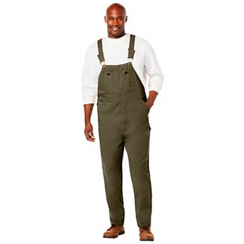 Boulder Creek by KingSize Men's Big & Tall Denim Overalls