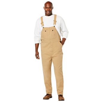 Boulder Creek by KingSize Men's Big & Tall Denim Overalls