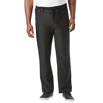 KingSize Men's Big & Tall 5-Pocket Relaxed Fit Denim Look Sweatpants