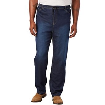 KingSize Men's Big & Tall 5-Pocket Relaxed Fit Denim Look Sweatpants