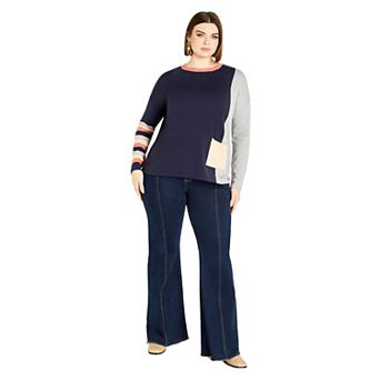 Avenue Women's Plus Size Luna Sweater