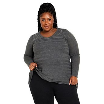 Avenue Women's Plus Size Emma Tunic Sweater