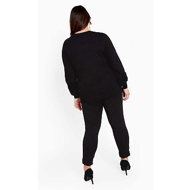 Avenue Women's Plus Size Peyton Sweater