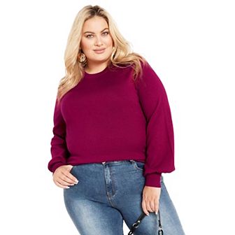 Avenue Women's Plus Size Peyton Sweater