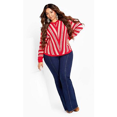 Avenue Women's Plus Size Indi Sweater