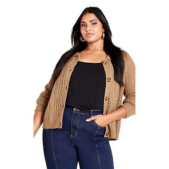Avenue Women's Plus Size Olivia Cardigan