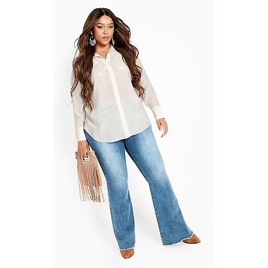 Avenue Women's Plus Size Forget Me Not Shirt