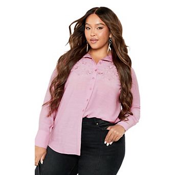 Avenue Women's Plus Size Forget Me Not Shirt