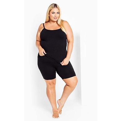 Avenue Women's Plus Size Essential Cotton Knit Cami