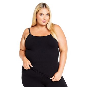 Avenue Women's Plus Size Essential Cotton Knit Cami