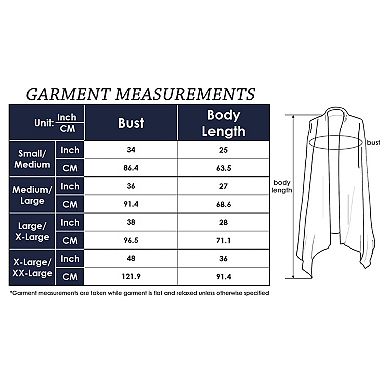 Women's Sleeveless Open Front Crochet Shawl Cardigan Bikini Cover Up