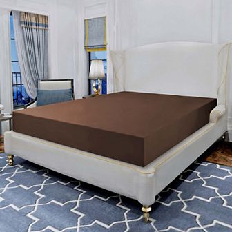 Elegant Comfort Essential Ultra Soft 1 pc Deep Pocket Solid Fitted Sheet All Around Elastic
