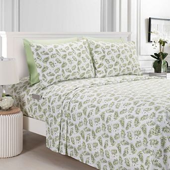 Elegant Comfort 6 pc Tropical Pattern Bed Sheet Set - Soft as a Hotel Premium Quality