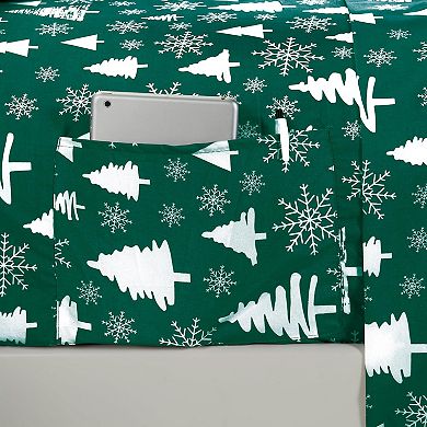 Elegant Comfort Cozy Soft Holiday Bed Sheet Set