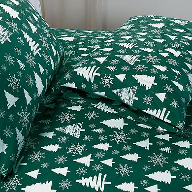 Elegant Comfort Cozy Soft Holiday Bed Sheet Set