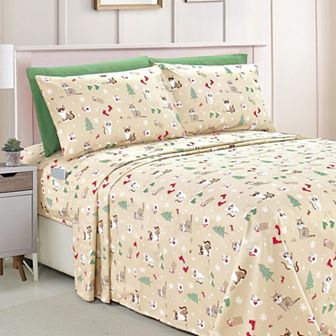 Elegant Comfort Cozy Soft Holiday Bed Sheet Set