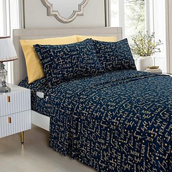 Elegant Comfort Cozy Soft Holiday Bed Sheet Set