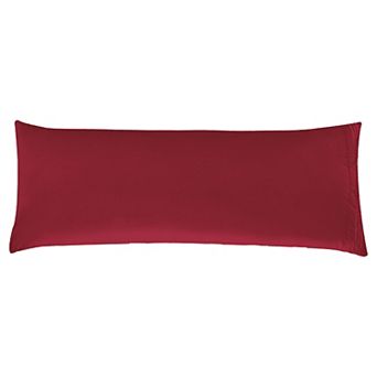 Elegant Comfort Luxury Soft Body Pillowcase - 1 pc - Three Line Embroidered Solid