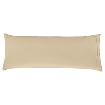 Elegant Comfort Luxury Soft Body Pillowcase - 1 pc - Three Line Embroidered Solid