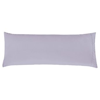 Elegant Comfort Luxury Soft Body Pillowcase - 1 pc - Three Line Embroidered Solid