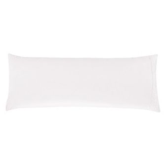 Elegant Comfort Luxury Soft Body Pillowcase - 1 pc - Three Line Embroidered Solid