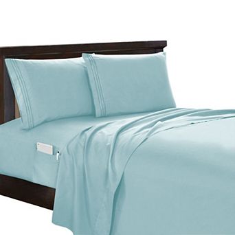 Elegant Comfort 4 pc Smart Storage Pocket Premium Quality Ultra Soft Deep Pocket Sheet Set