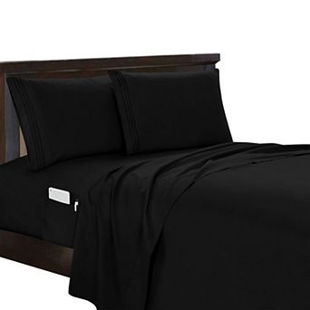 Elegant Comfort 4 pc Smart Storage Pocket Premium Quality Ultra Soft Deep Pocket Sheet Set