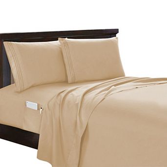 Elegant Comfort 4 pc Smart Storage Pocket Premium Quality Ultra Soft Deep Pocket Sheet Set