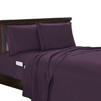 Elegant Comfort 4 pc Smart Storage Pocket Premium Quality Ultra Soft Deep Pocket Sheet Set