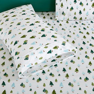 Elegant Comfort 4-pieces Cozy Soft Holiday Bed Sheet Set