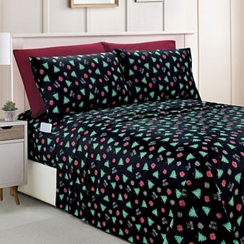 Elegant Comfort Cozy Soft Holiday Bed Sheet Set