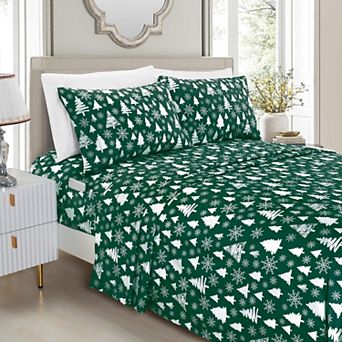 Elegant Comfort Cozy Soft Holiday Bed Sheet Set