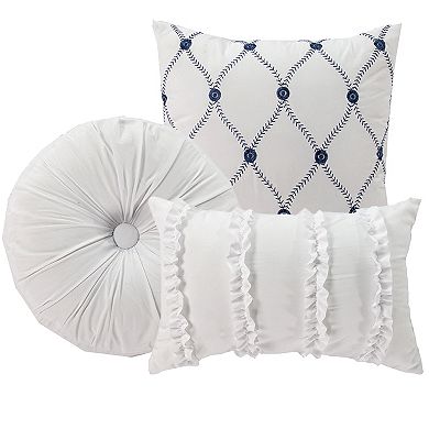 Elegant Comfort 10-pc Infinity Design Comforter Set Include 6-pc Sheet Set With Sided Storage Pocket