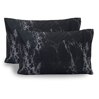 Elegant Comfort Luxury Soft Set Of 2 Printed Pattern Pillowcases