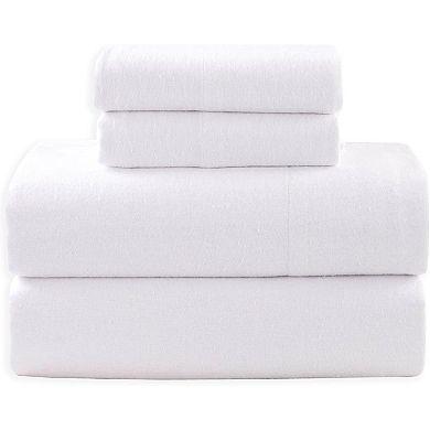 Elegant Comfort 4-Piece 100% Turkish Cotton Flannel Bed Sheet Set