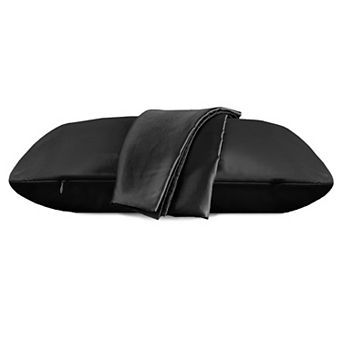 Elegant Comfort Luxury Soft Set Of 2 Silky Satin Pillowcases