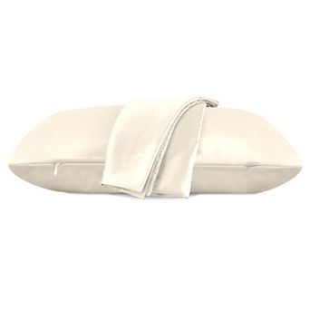 Elegant Comfort Luxury Soft Set Of 2 Silky Satin Pillowcases