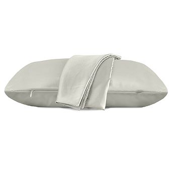 Elegant Comfort Luxury Soft Set Of 2 Silky Satin Pillowcases