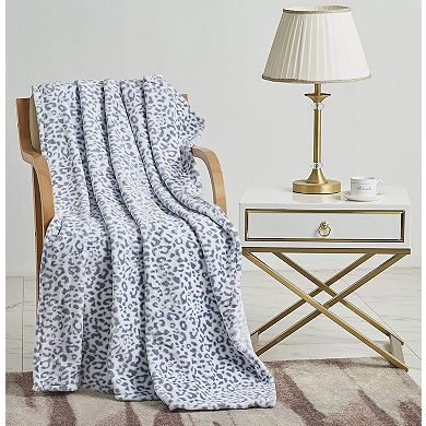 Elegant Comfort Decorative Flannel Fleece Throw Blanket 50x70