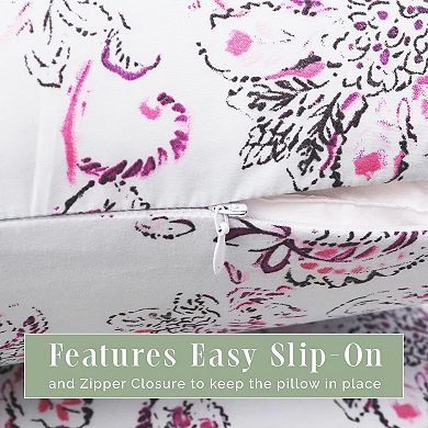 Elegant Comfort Luxury Soft Printed Paisley Pattern 1-piece Body Pillowcase