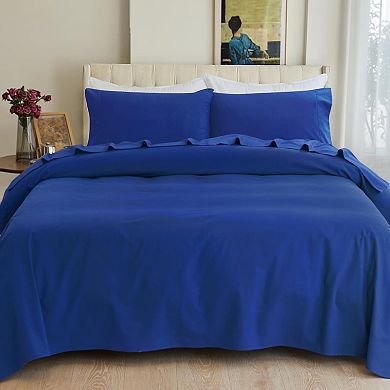 Elegant Comfort 4-Piece 100% Turkish Cotton Flannel Bed Sheet Set