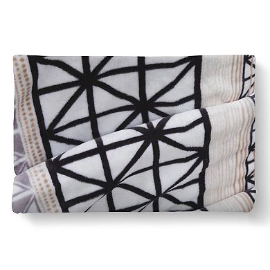 Elegant Comfort Decorative Flannel Fleece Throw Blanket 50x70