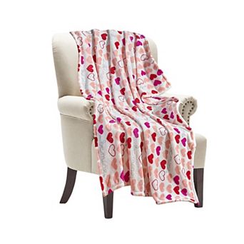 Elegant Comfort Holiday Velvet Plush Blanket Valentine Throw 50 X 60 in